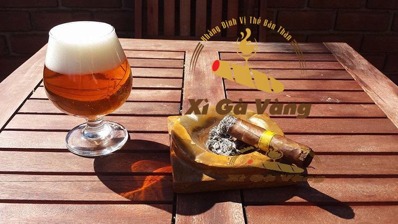 Bia giúp hương vị cigar ngọt và êm hơn